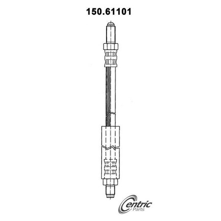 Centric Parts Brake Hose, 150.61101 150.61101